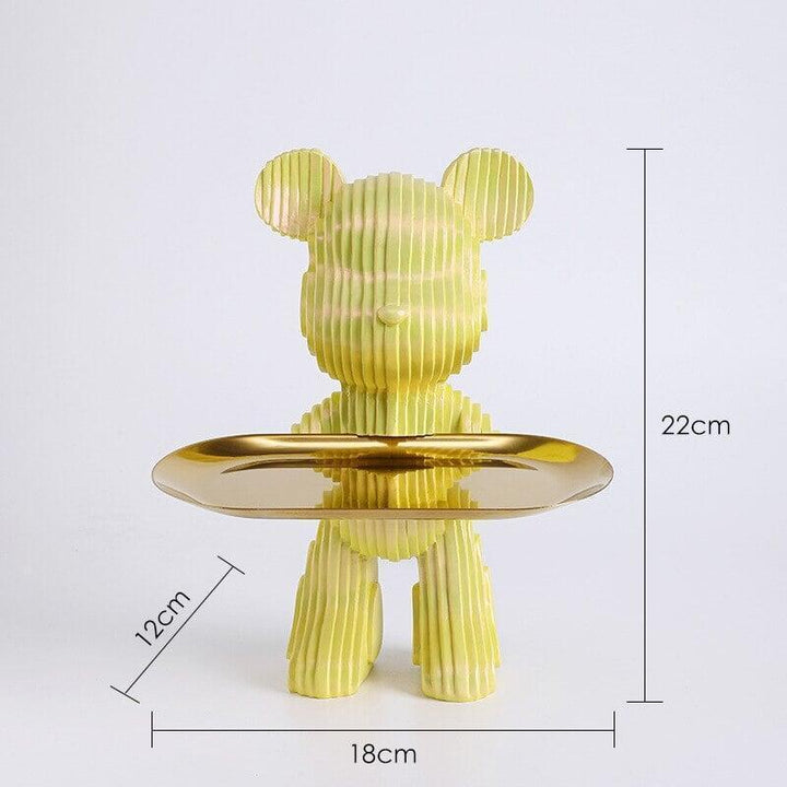 Vide Poche Design Ourson | Choupinou - Designix Vide poche Debout Vert