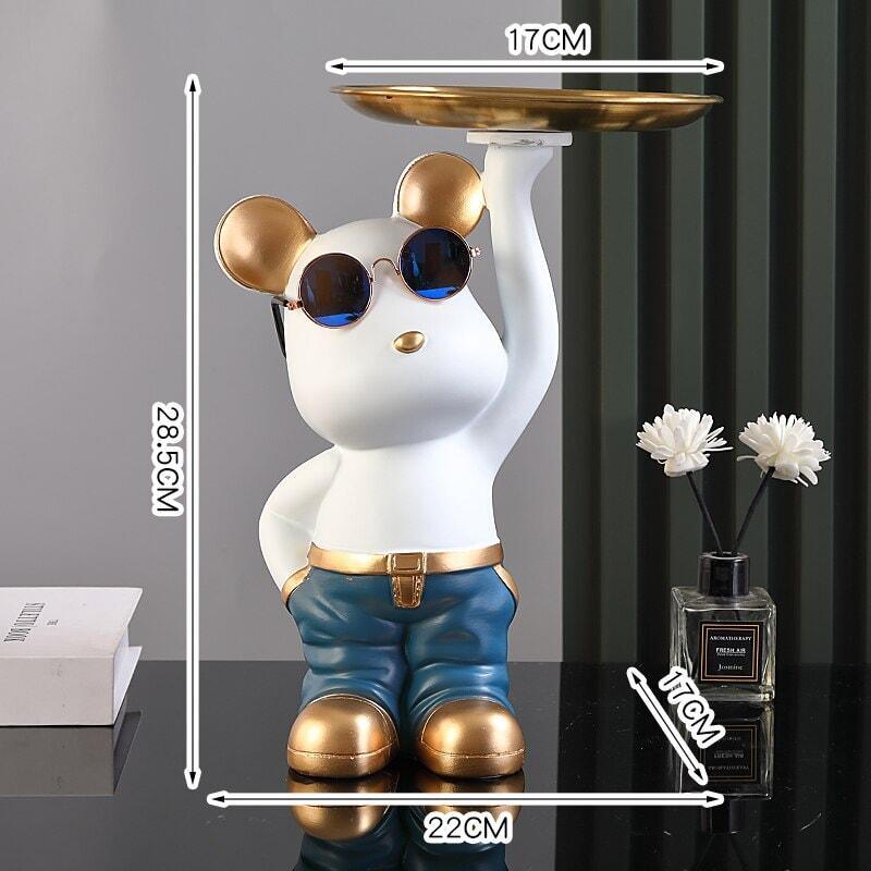 Vide Poche Design Ourson | Neo - Designix Vide poche Bleu