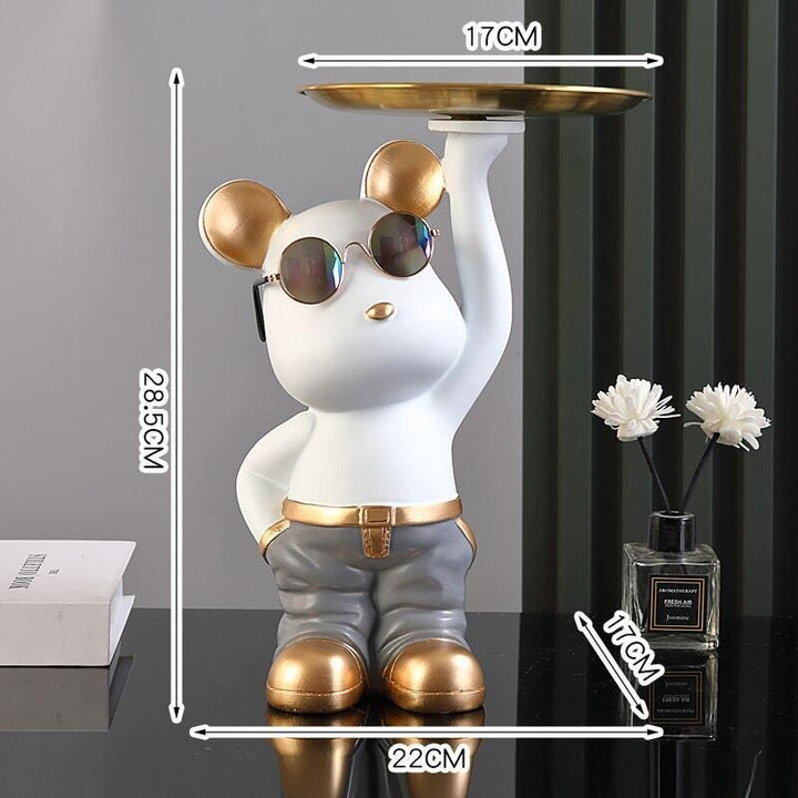 Vide Poche Design Ourson | Neo - Designix Vide poche Gris