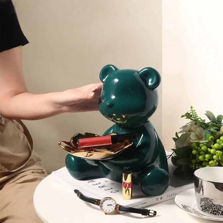 Vide Poche Design Ourson | Nounours - Designix Vide poche Vert