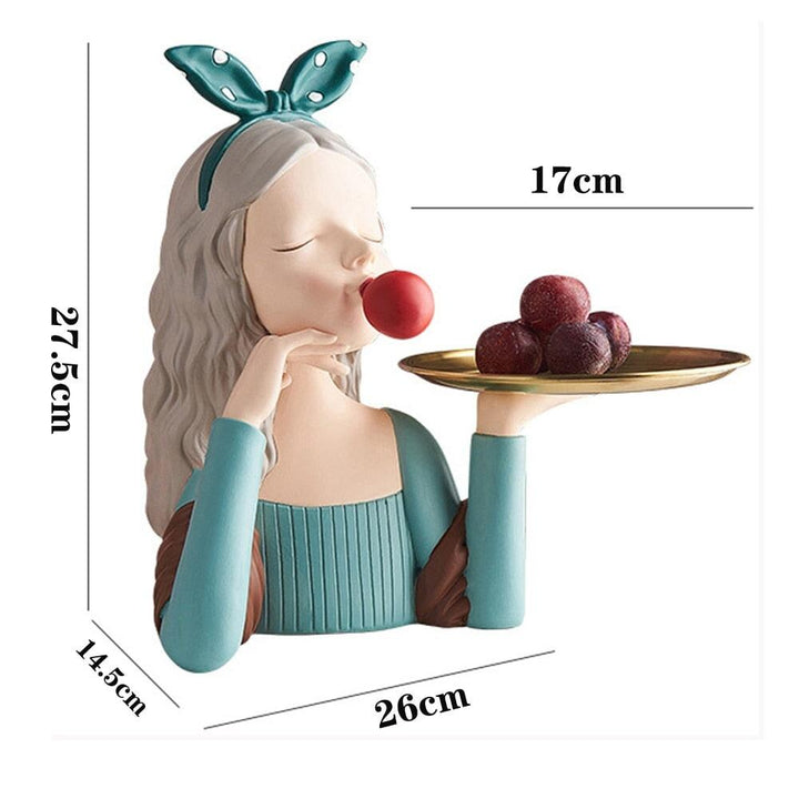 Vide Poche Design Pin - up | Coral - Designix Vide poche Bleu