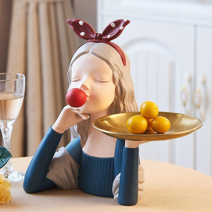 Vide Poche Design Pin - up | Coral - Designix Vide poche Bleu