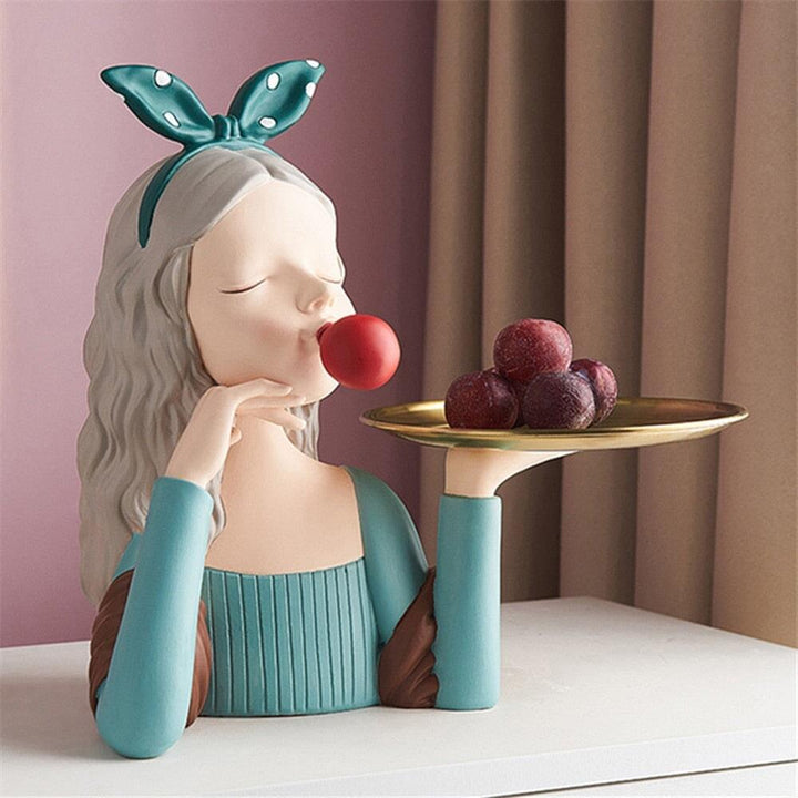 Vide Poche Design Pin - up | Coral - Designix Vide poche Bleu