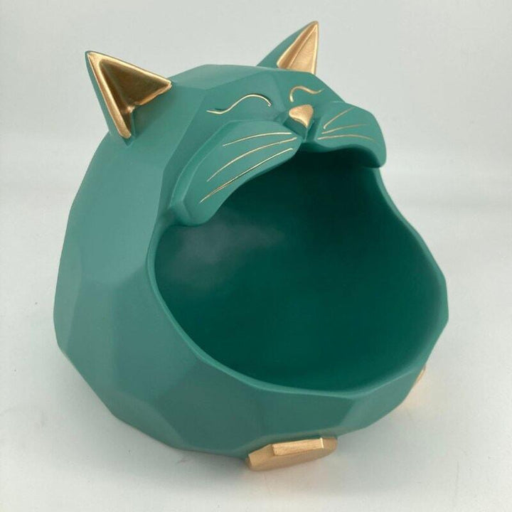 Vide Poche Design Chat | Ray | Designix - Vide poche Vert - https://designix.fr/