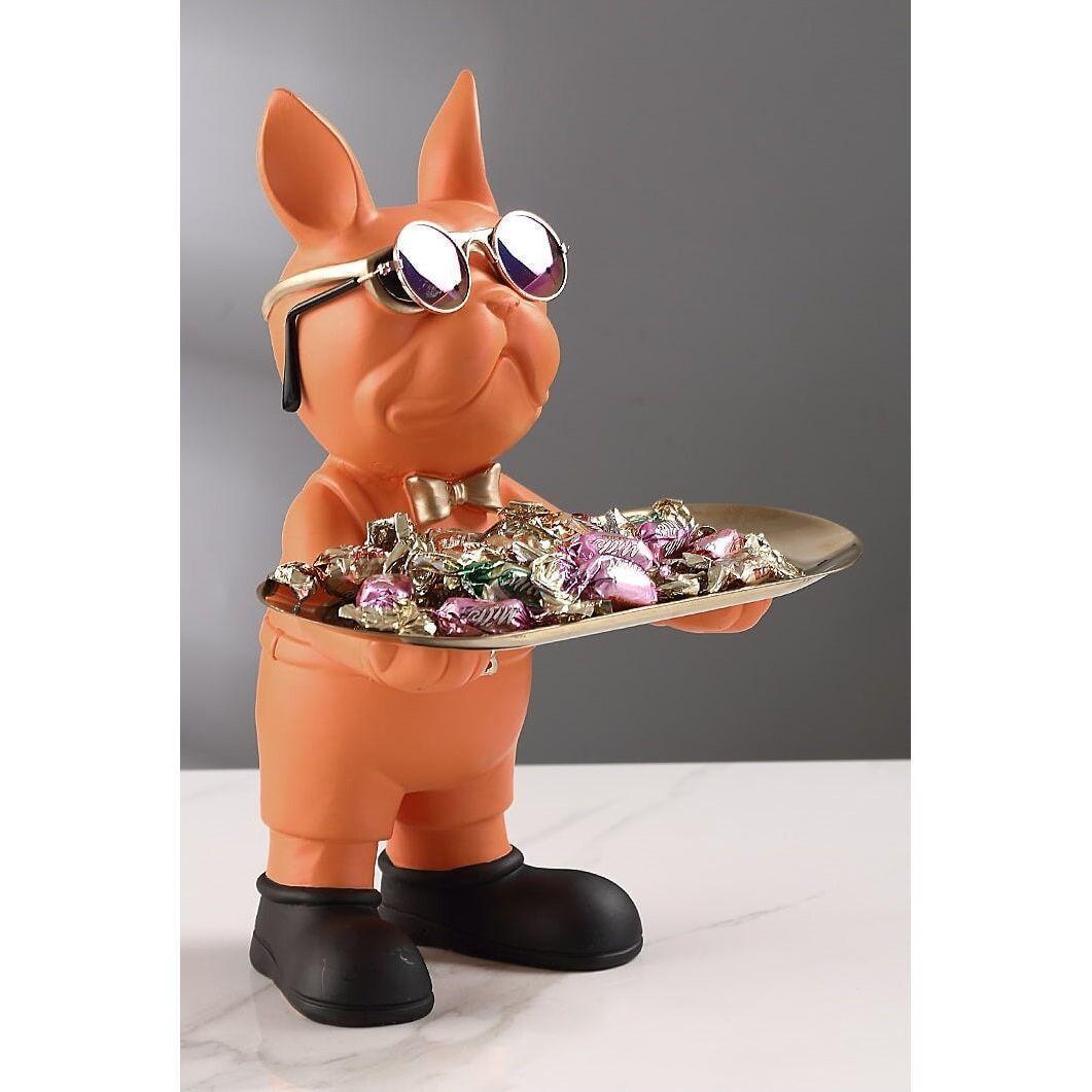 Vide Poche Bouledogue Majordome | Rufus | Designix - Vide poche - https://designix.fr/