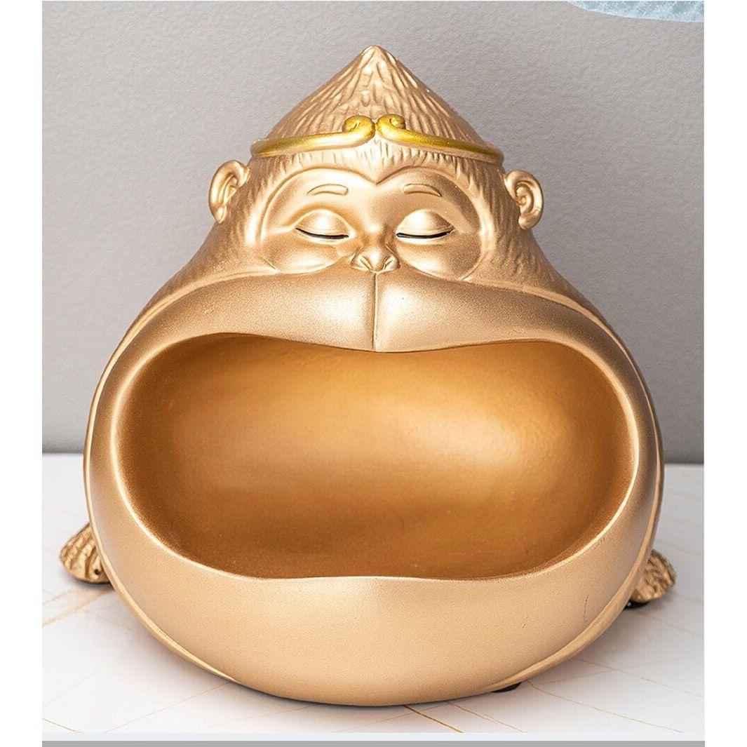 Vide Poche Design Singe | Bambou - Designix Vide poche Jaune