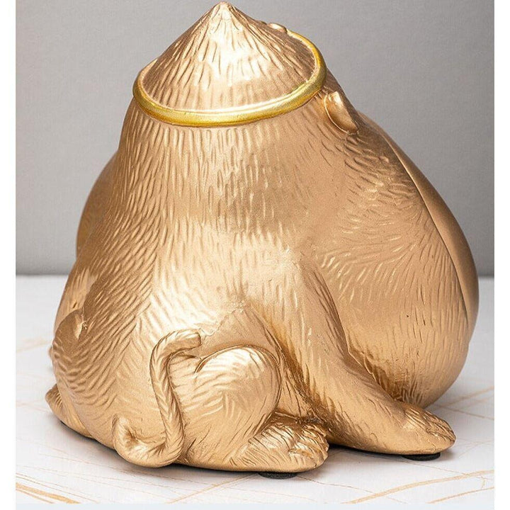 Vide Poche Design Singe | Bambou - Designix Vide poche Jaune