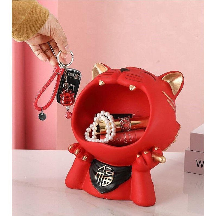Vide Poche Design | Tanker - Designix Vide poche Rouge