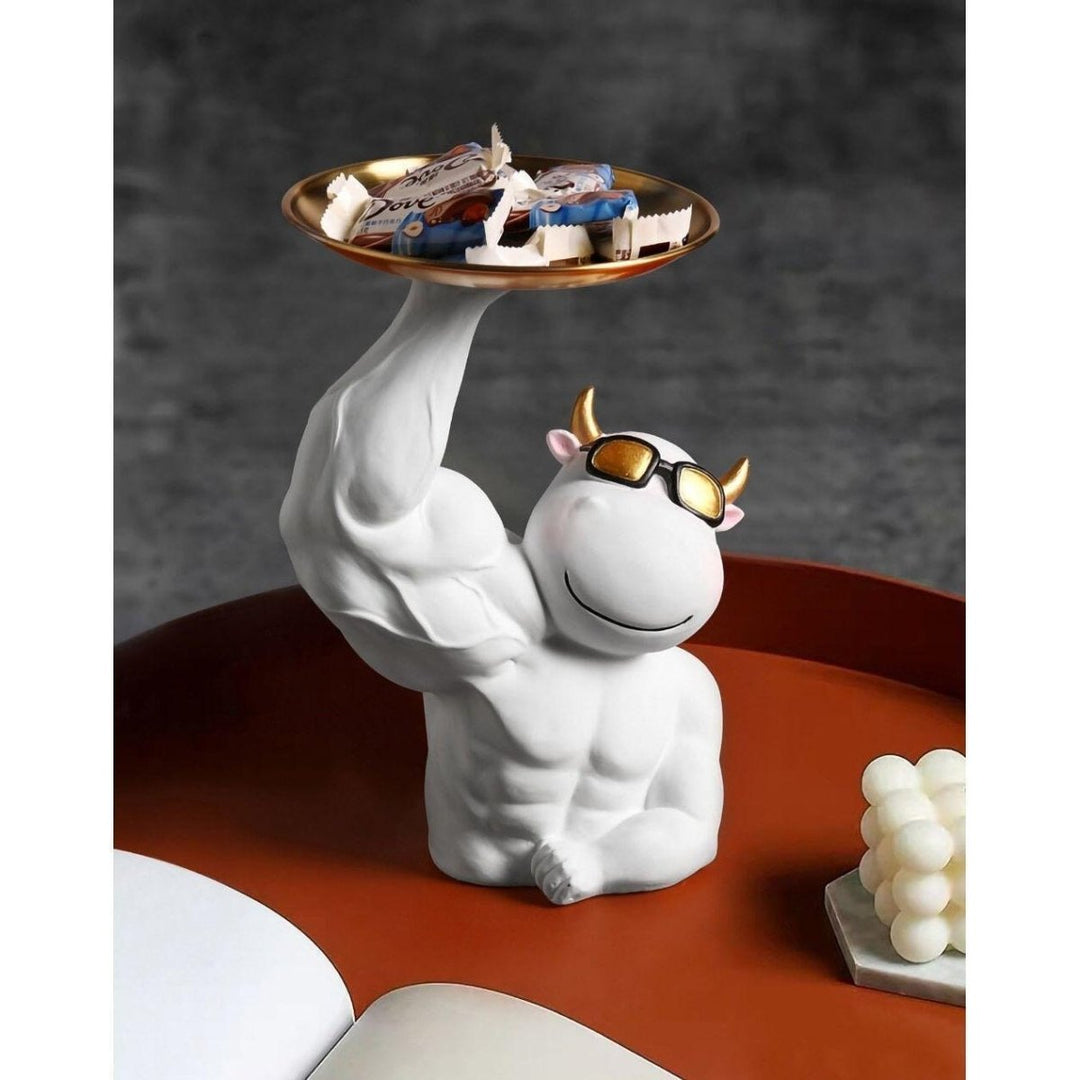 Vide Poche Design Taureau | Brutus - Designix Vide poche Blanc