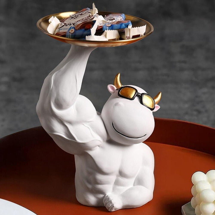 Vide Poche Design Taureau | Brutus - Designix Vide poche Doré
