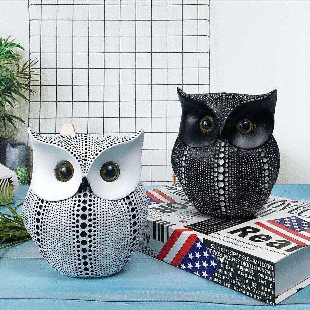 "Hibou Résine Décoration Intérieure" | Designix - 2222 - https://designix.fr/