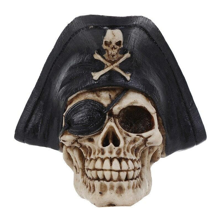 "Statue Jardin Crâne Pirate" | Designix - 2222 - https://designix.fr/