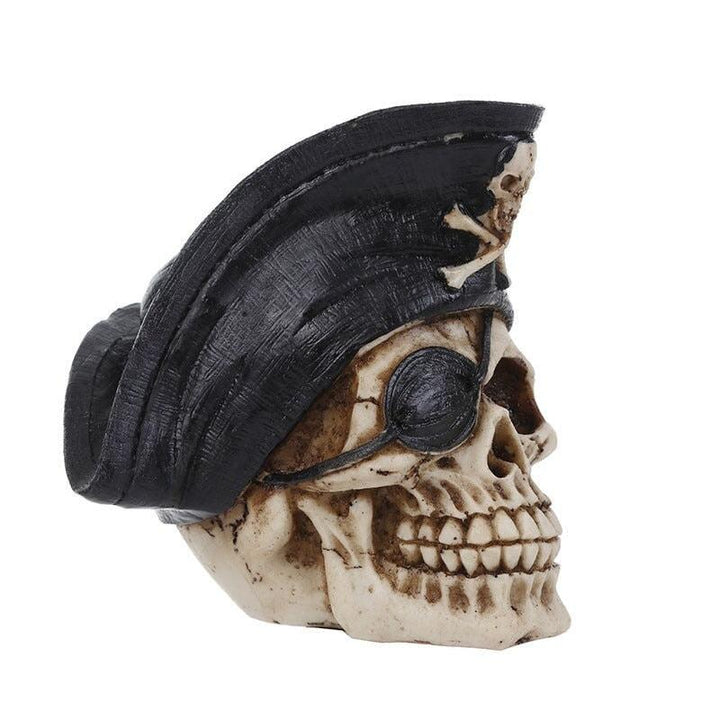 "Statue Jardin Crâne Pirate" | Designix - 2222 - https://designix.fr/
