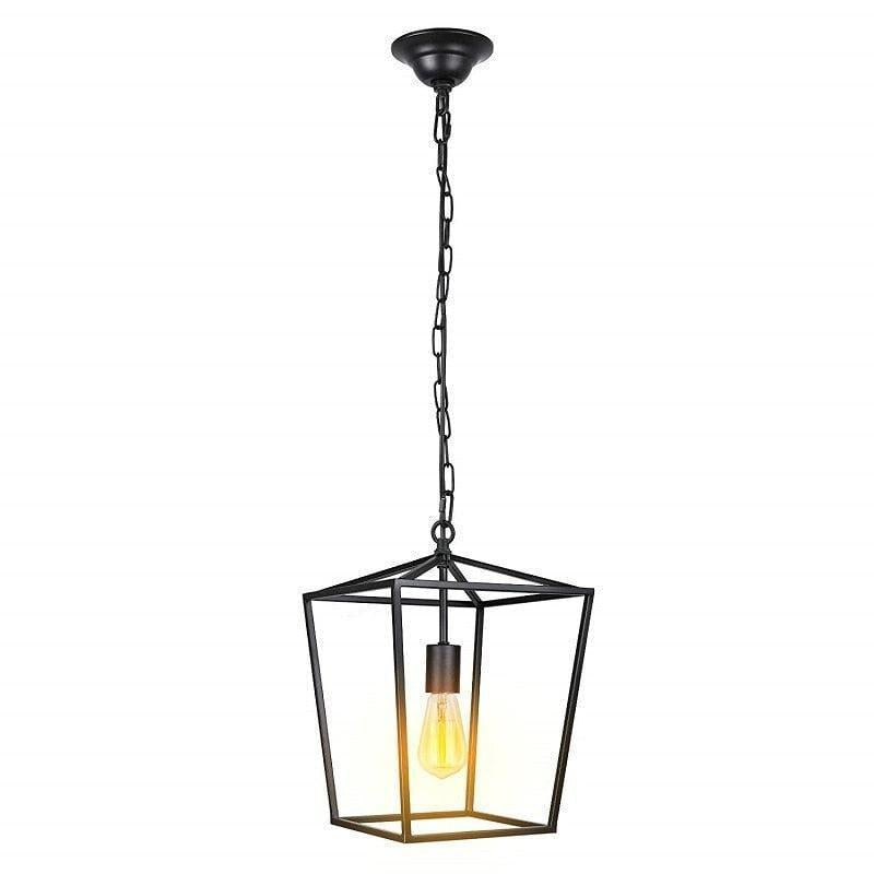 "Suspension Industrielle Vintage Noire" | Designix - 2222 - https://designix.fr/